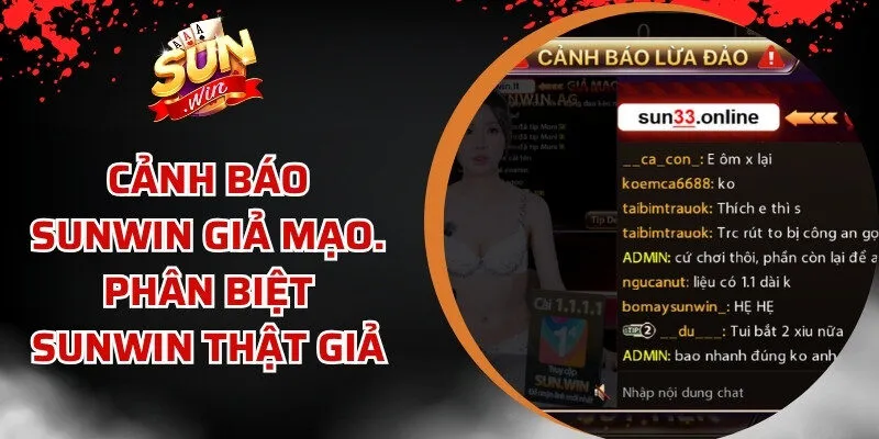 Cảnh Báo Sunwin Giả Mạo